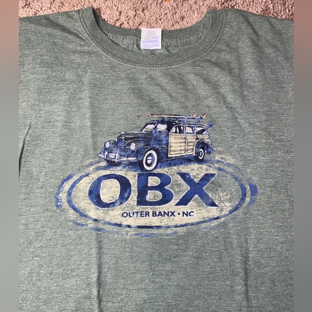 Netflix Series OBX Outer Banks NC Vintage Surf John B Van Wagon Tee Show Shirt